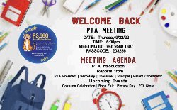 September - PTA Meeting